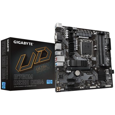 Материнська плата B760 S1700 MATX B760M DS3H DDR4 GIGABYTE