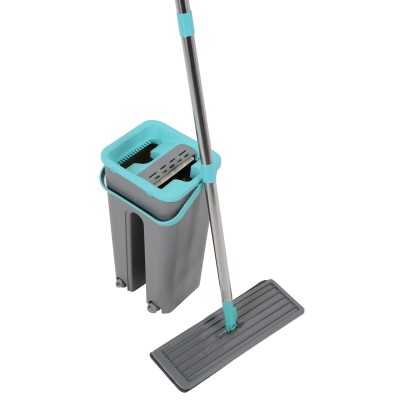 Набори д/прибирання IDEA HOME DS-342C Grey-Blue /НАБІР/з відром 4 л 120 см (DS-342C Grey-Blue)