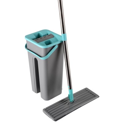 Набори д/прибирання IDEA HOME DS-342C Grey-Blue /НАБІР/з відром 4 л 120 см (DS-342C Grey-Blue)