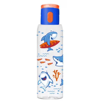 Пляшка д/води пл. HEREVIN Hanger-Shark 0.5 л д/спорту (161417-370)