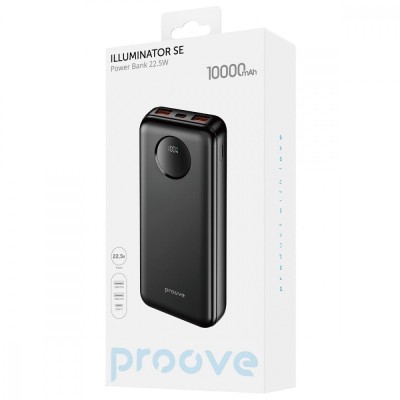 Портативна батарея Proove 10000mAh 22.5W Illuminator SE (PBIL10212201) Black