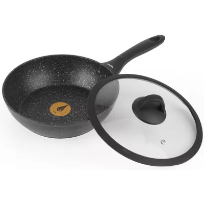 Сковорода RINGEL Zira глибока з кришкою 20 см (RG-11006-20h)