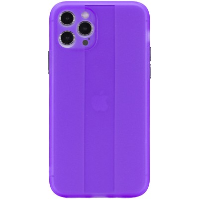 Чехол TPU Glossy Line Full Camera для Apple iPhone 12 Pro Max (6.7") Сиреневый