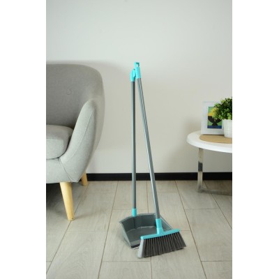 Совок IDEA HOME DS-868 Blue з щіткою 84 см (DS-868 Blue)