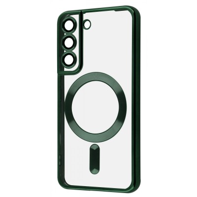 Чохол WAVE Metal Color Case with Magnetic Ring Samsung Galaxy S21 FE (G990B) dark green