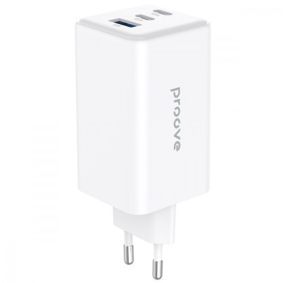 Зарядний Пристрій Proove Pocket GaN 100W (2Type-C + USB) (WCPG10012202) White