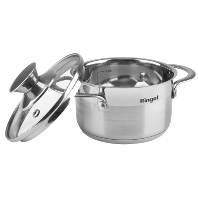 Каструля RINGEL Kinder Каструля 12 см (0.6 л) з кришкою (RG-2006-12)
