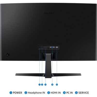 Монiтор TFT SAMSUNG LS27D366GAIXCI VA/FHD/HDMI/VGA/4ms/100Гц /CURVED (рідкокристалічний монітор) Монiтор TFT SAMSUNG LS27D366GAIXCI VA/FHD/HDMI/VGA/4ms/100Гц /CURVED (рідкокристалічний монітор)