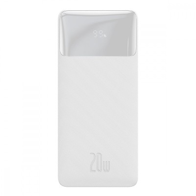 Портативна батарея Baseus 30000mAh 20W Display (PPBD050402) White