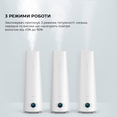 Зволожувач повітря з дистанційним керуванням Deerma 4L White (DEM-LD220) Зволожувач повітря з дистанційним керуванням Deerma 4L White (DEM-LD220)