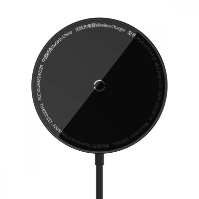 Бездротовий Зарядний пристрій Baseus Simple Mini3 Magnetic Wireless Charger 15W CCJJ040001 black Бездротовий Зарядний пристрій Baseus Simple Mini3 Magnetic Wireless Charger 15W CCJJ040001 black