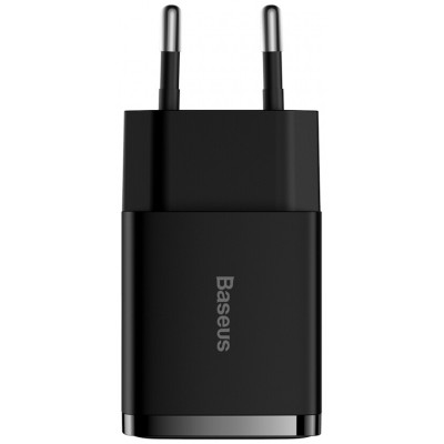Зарядний Пристрій Baseus Compact Charger 2U 10.5W (CCXJ010201) Black Зарядний Пристрій Baseus Compact Charger 2U 10.5W (CCXJ010201) Black