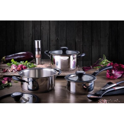 Каструля TRAMONTINA Solar silicone нерж.каструля 3,6л (діам 20см) (62124/203)