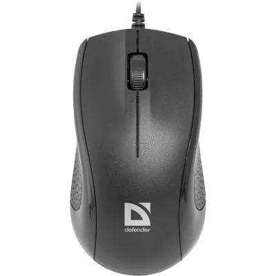Миша DEFENDER Optimum MB-160 USB (чорна),1000 dpi, 3 кнопки