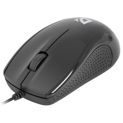 Миша DEFENDER Optimum MB-160 USB (чорна),1000 dpi, 3 кнопки
