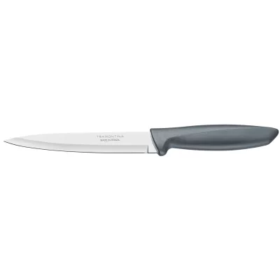 Ніж TRAMONTINA PLENUS grey ніж обробний 152мм інд.блістер (23424/166)