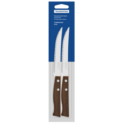Ніж TRAMONTINA TRADICIONAL /ножів волн. зубч. 127 мм 2 шт. (22271/205)