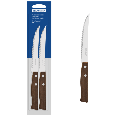 Ніж TRAMONTINA TRADICIONAL /ножів волн. зубч. 127 мм 2 шт. (22271/205)