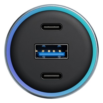 АЗП Proove Super Charge 130W (2 Type-C + USB) metal gray