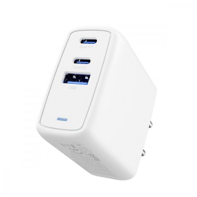 Зарядний Пристрій Proove Shot GaN 67W (2Type-C + USB) (WCSG67120002) White