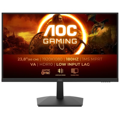 Монітор AOC 23.8" 24G15N2 VA FHD 180Hz HDMI DP Black