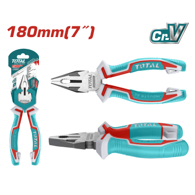 Плоскогубці TOTAL THT210706 L=180мм.