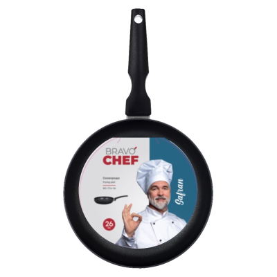 Сковорода BRAVO CHEF Safran 26 см б/кришки (BC-1114-26)