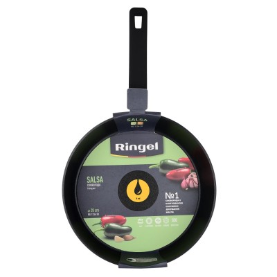 Сковорода RINGEL Salsa глибока 20 см б/кришки (RG-1134-20) Сковорода RINGEL Salsa глибока 20 см б/кришки (RG-1134-20)