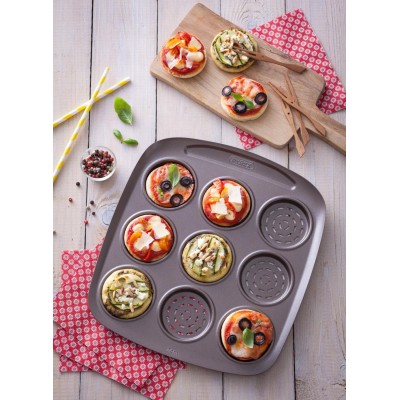 Форма PYREX Asimetria мет.форма прямокут.міні-pizza 9шт (AS09BZ0/7146) Форма PYREX Asimetria мет.форма прямокут.міні-pizza 9шт (AS09BZ0/7146)