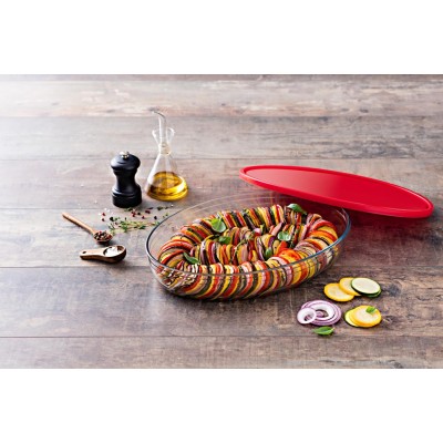 Форма с/к O CUISINE форма з криш. скл. овал. 35х24х6см (3л) (346PC05/7645) Форма с/к O CUISINE форма з криш. скл. овал. 35х24х6см (3л) (346PC05/7645)