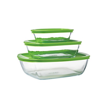 Форма с/к PYREX C&S д/запікан. з кр.1.1 л прямокут.23*15*6.5 см (215P000/7646)