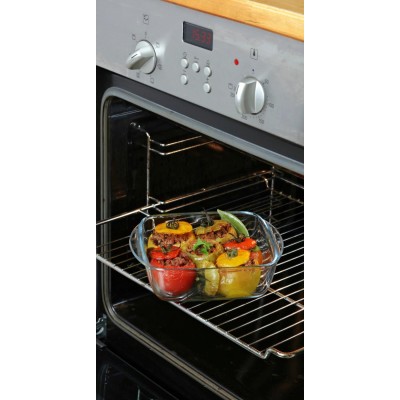 Форма с/к PYREX CK&HT форма д/запік.квадр25х22х7см(2.2л)з фіксат.кр. (212PH00/7644)