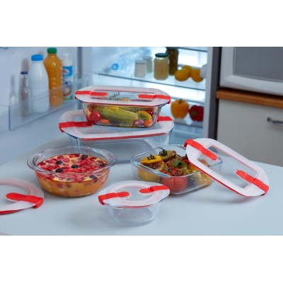 Форма с/к PYREX CK&HT форма д/запік.квадр25х22х7см(2.2л)з фіксат.кр. (212PH00/7644)