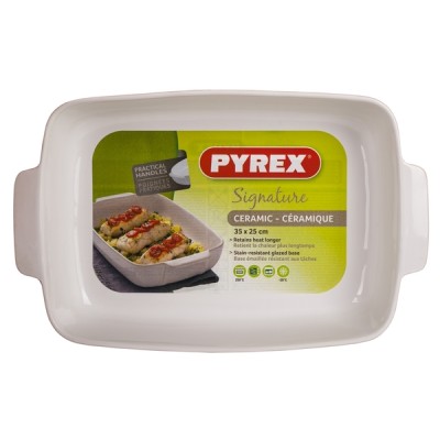 Форма с/к PYREX SIGNATURE 35x25 см/для запікання/прямоуг/керам/білий (SG35RR1/7644)