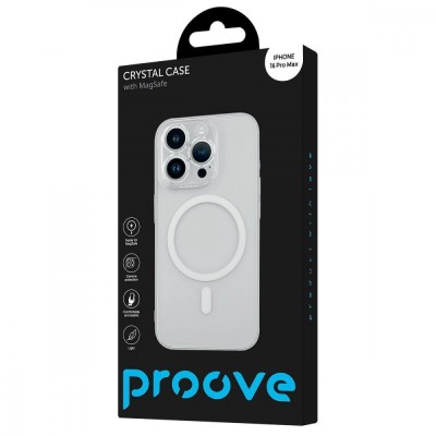 Чохол Proove Crystal Case with Magnetic Ring iPhone 16 Pro Max transparent (PCCCIP16PM01)