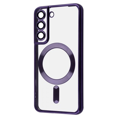 Чохол WAVE Metal Color Case with Magnetic Ring Samsung Galaxy S21 FE (G990B) deep purple