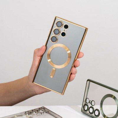 Чохол WAVE Metal Color Case with Magnetic Ring Samsung Galaxy S24 FE gold