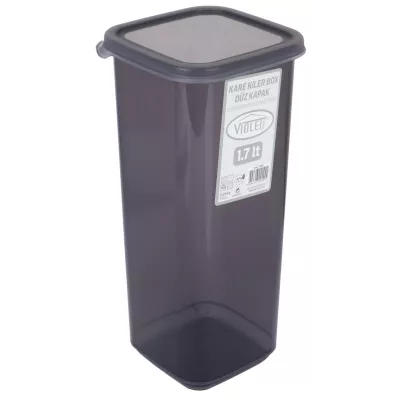 контейнер пл. VIOLET HOUSE 0299 Transparent Black д/сипучих 1.7 л (0299 Transparent Black)