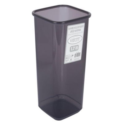 контейнер пл. VIOLET HOUSE 0299 Transparent Black д/сипучих 1.7 л (0299 Transparent Black)