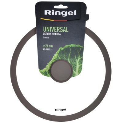 Кришка RINGEL Universal silicone 24см (RG-9302-24) Кришка RINGEL Universal silicone 24см (RG-9302-24)