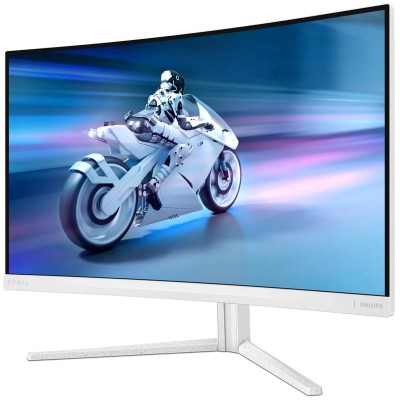 Монiтор TFT PHILIPS 27" Evnia 27M2C5201L/00 VA Curved 180Hz HDMI DP Ambiglow White Монiтор TFT PHILIPS 27" Evnia 27M2C5201L/00 VA Curved 180Hz HDMI DP Ambiglow White