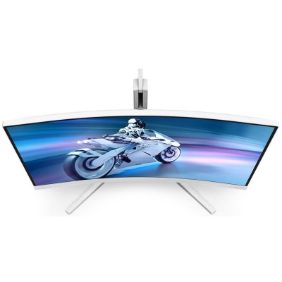 Монiтор TFT PHILIPS 27" Evnia 27M2C5201L/00 VA Curved 180Hz HDMI DP Ambiglow White Монiтор TFT PHILIPS 27" Evnia 27M2C5201L/00 VA Curved 180Hz HDMI DP Ambiglow White