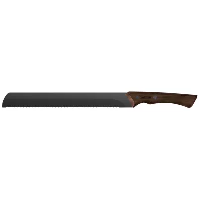 Ніж TRAMONTINA Churrasco Black зубчатий для нарізки 253 мм (22848/110)