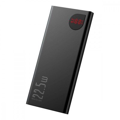 Портативна Батарея Baseus 10000mAh 22.5W Adaman Metal Digital Display Overseas Edition (PPAD070001) Black