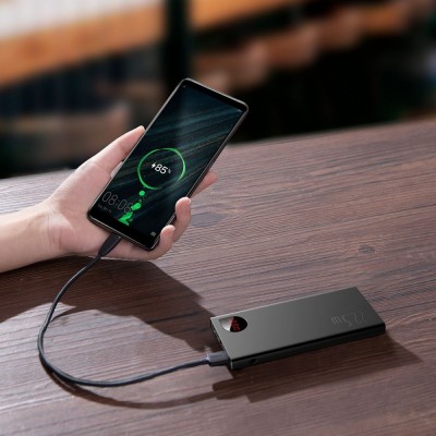 Портативна Батарея Baseus 10000mAh 22.5W Adaman Metal Digital Display Overseas Edition (PPAD070001) Black