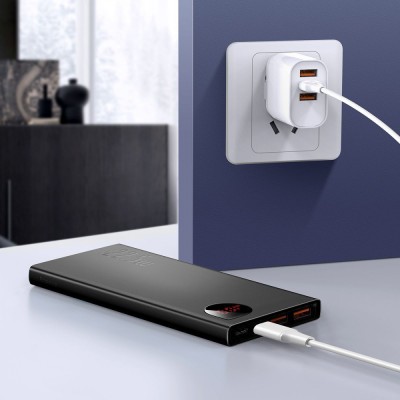 Портативна Батарея Baseus 10000mAh 22.5W Adaman Metal Digital Display Overseas Edition (PPAD070001) Black