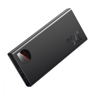 Портативна Батарея Baseus 10000mAh 22.5W Adaman Metal Digital Display Overseas Edition (PPAD070001) Black