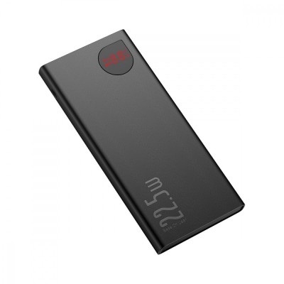 Портативна Батарея Baseus 10000mAh 22.5W Adaman Metal Digital Display Overseas Edition (PPAD070001) Black