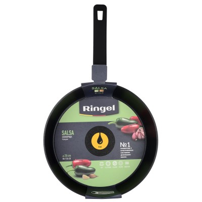 Сковорода RINGEL Salsa глибока 24 см б/кришки (RG-1134-24)