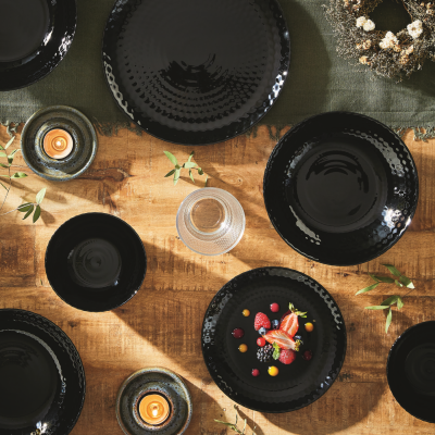 Тарілка LUMINARC PAMPILLE BLACK /20 см/ суп. (Q4619) Тарілка LUMINARC PAMPILLE BLACK /20 см/ суп. (Q4619)